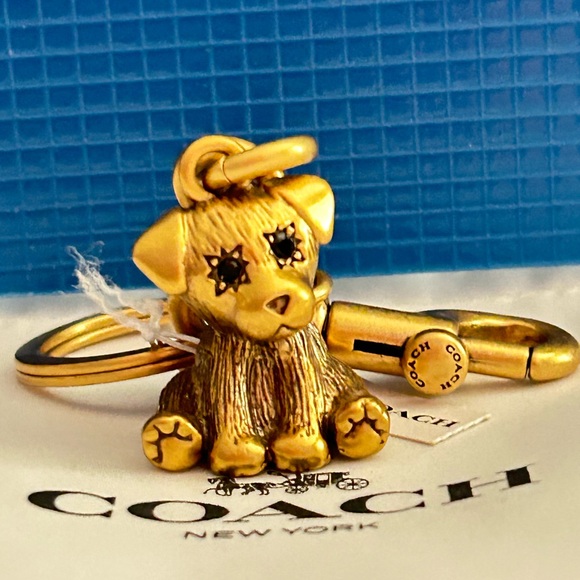Coach dog Keychain/ Bag Charm - Picture 10 of 10
